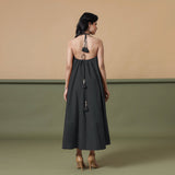6-Way Convertible Black Tie-Dye Cotton Skirt Dress