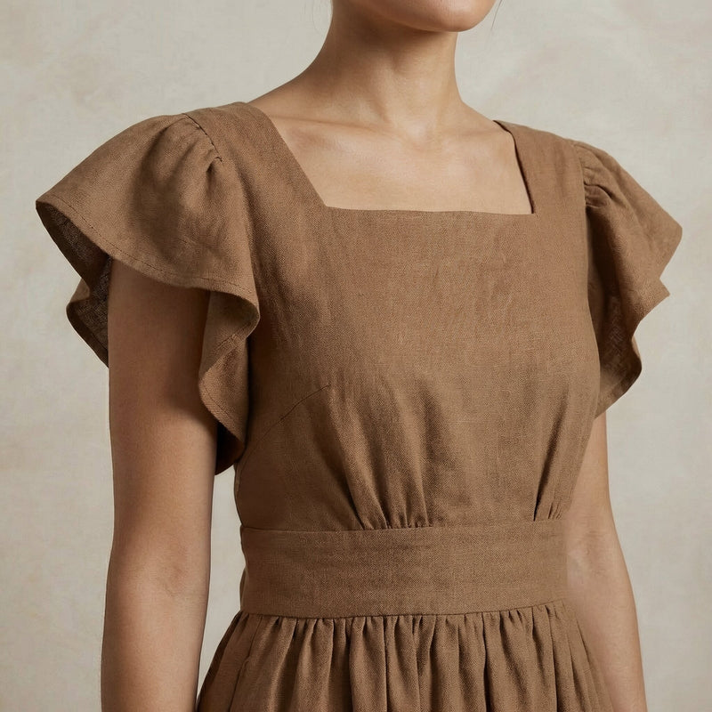beige open back dress Viscose and silk maxi dress with open back Color: Beige RASARIO Online Boutique 44 (FR) / Beige