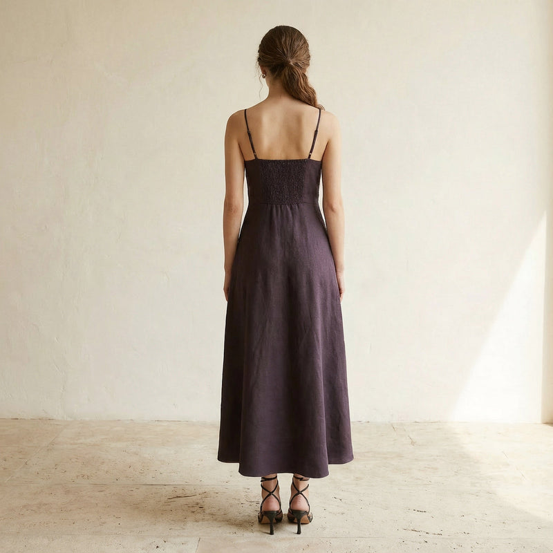 brown ankle length dress Brown Ankle Length Maxi Dress Label Anushree