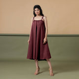 Convertible 6-Way Sangria Wine Tie-Dye Cotton Skirt Dress