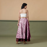 Convertible 6-Way Sangria Wine Tie-Dye Cotton Skirt Dress