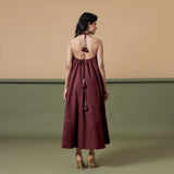 Convertible 6-Way Sangria Wine Tie-Dye Cotton Skirt Dress