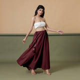 Convertible 6-Way Sangria Wine Tie-Dye Cotton Skirt Dress