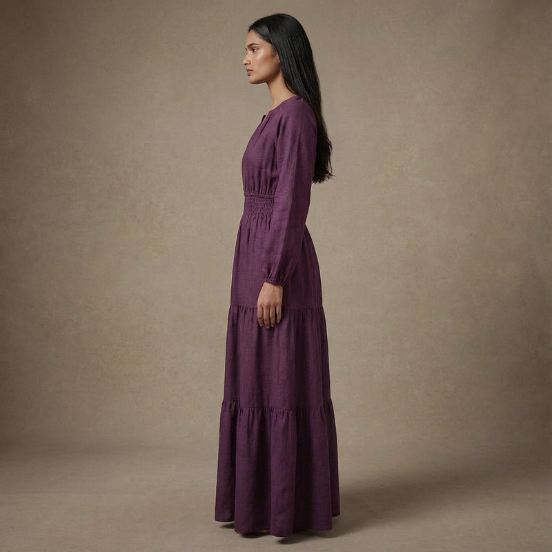 magenta fit and flare dress Women's Merino Wool Fit & Flare Dress