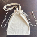 Ecru Undyed 100% Cotton Tote Bag with Pocket