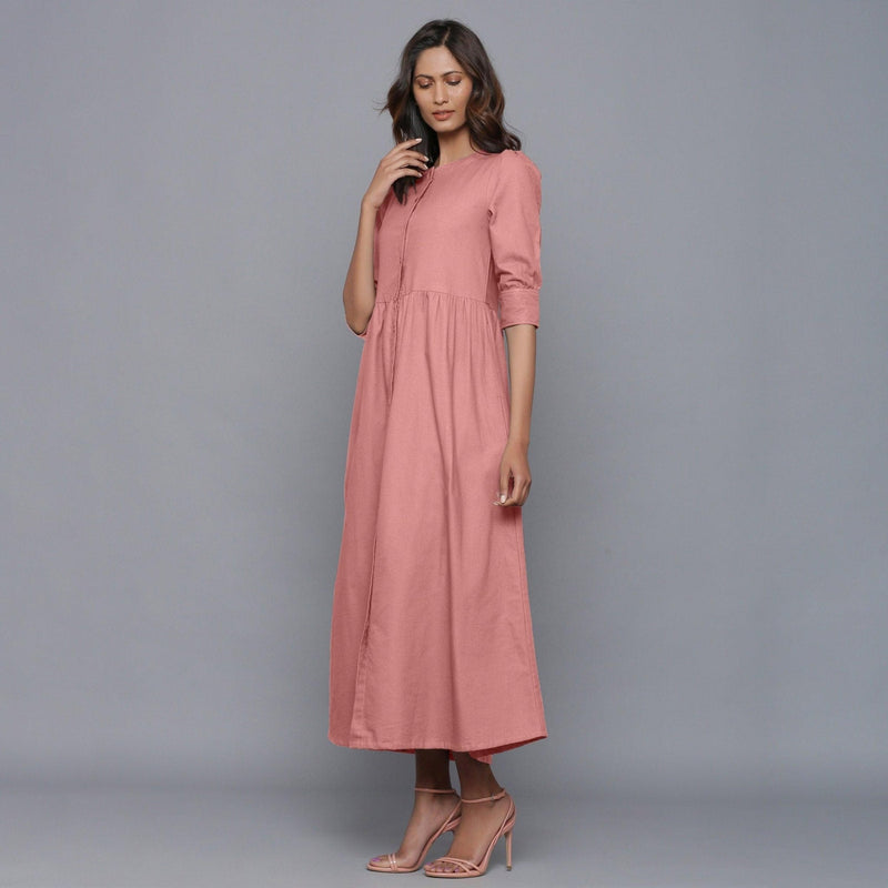 maxi flannel dress womens KJP Women's Apple Cinnamon Long Sleeve Flannel Belted Maxi Dress Kiel James Patrick