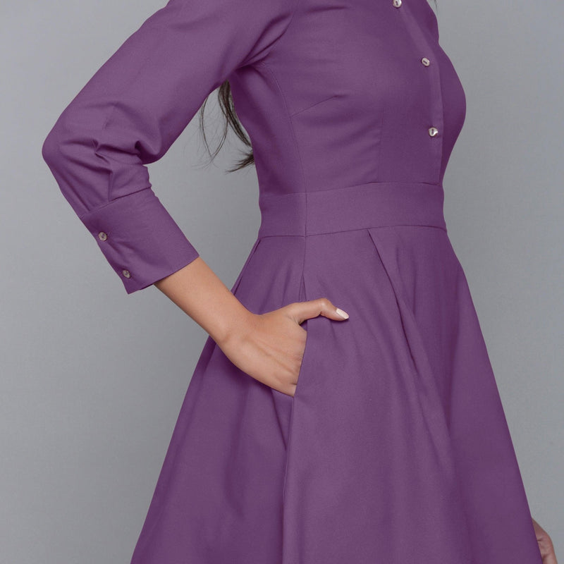 purple flannel dress Gap Factory Women's Relaxed Flannel Shirtdress White Purple Plaid Size S