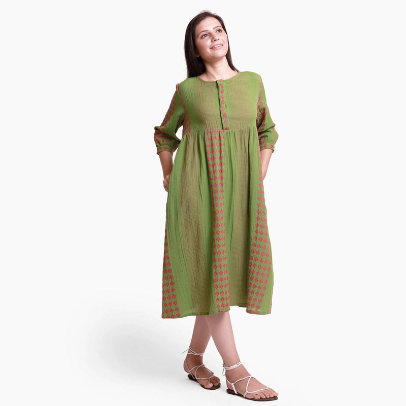 gathered front midi dress NWT MADEWELL Sheer-Sleeve Button-Front Midi Dress in Gathered Blooms Sz 6