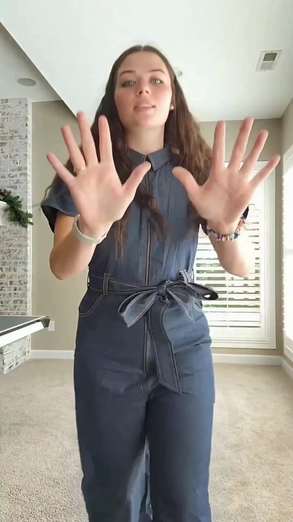 美品 todayful frontzip cotton salopette 38 TODAYFUL Frontzip Cotton Salopette