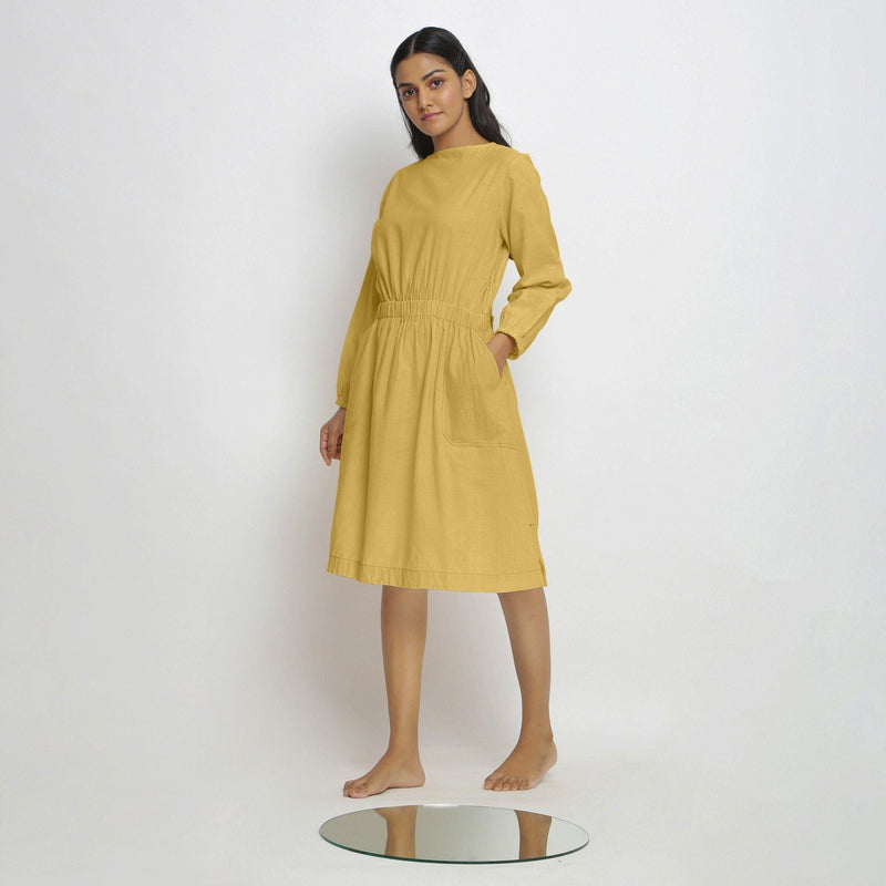 basic cotton dress The Cotton Wide Rib Midi Dress