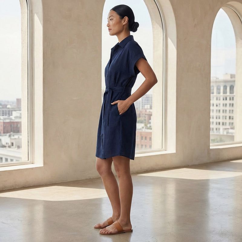 navy a line mini dress Martie Mini Dress Navy