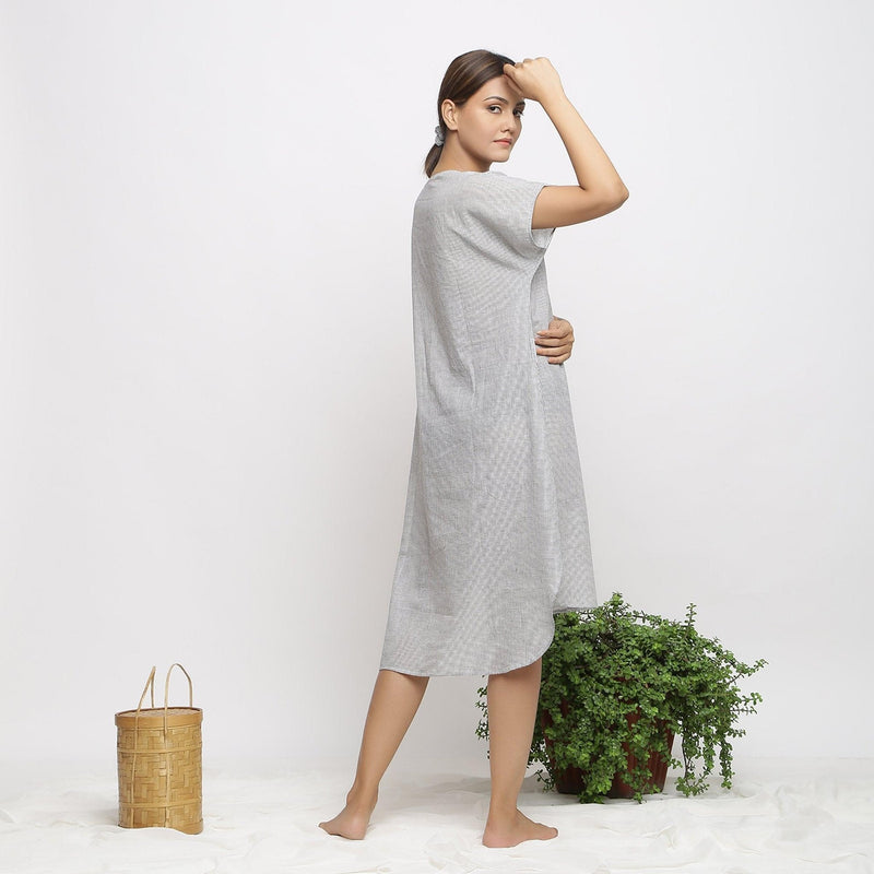 grey kaftan dress Grey Indigo Kaftan dress