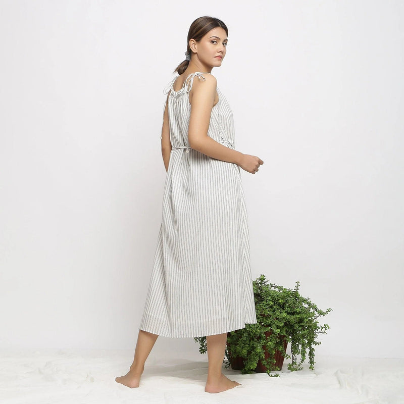 Buy Off-White Strappy Cotton Muslin Camisole Maxi Dress Online at SeamsFriendly Buy Off-White Strappy Cotton Muslin Camisole Maxi Dress Online at SeamsFriendly