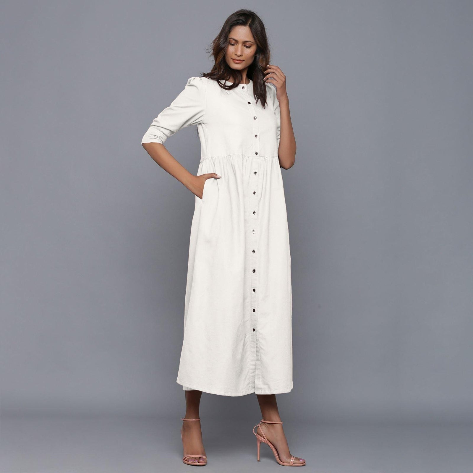 maxi flannel dress womens Off-White Warm Cotton Flannel Gathered Maxi Dress 48" / Custom Height (Free) maxi flannel dress womens Off-White Warm Cotton Flannel Gathered Maxi Dress 48" / Custom Height (Free)