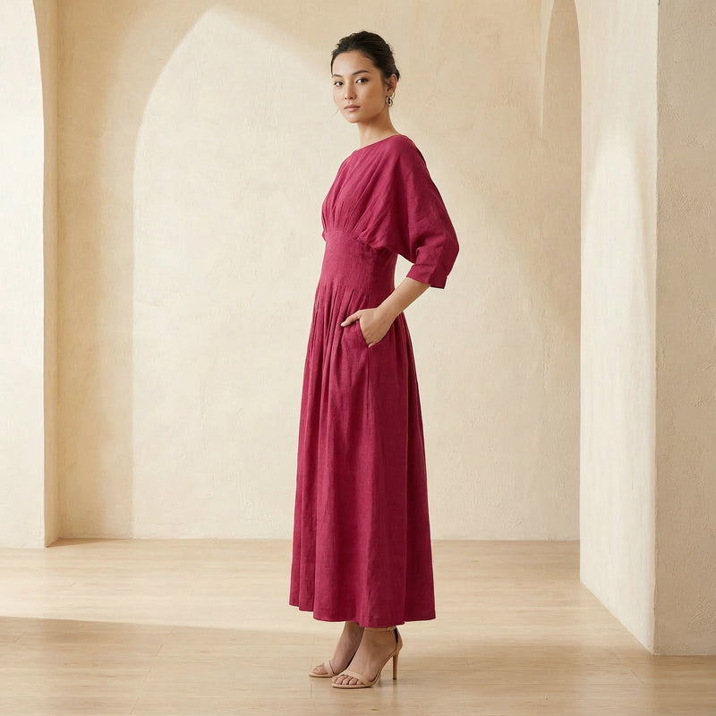 pink cinched waist dress All The Right Words Pink Knit Cinched Waist Mini Dress
