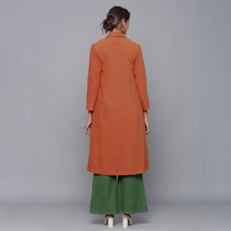 Reversible Warm Cotton Corduroy Knee Length Jacket Dress 28" / Custom Height (Free) Reversible Warm Cotton Corduroy Knee Length Jacket Dress 28" / Custom Height (Free)