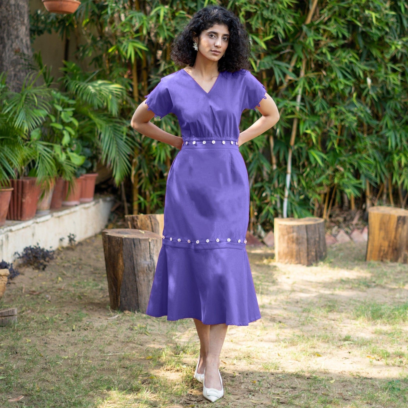 royal purple silk dress Draped Royal Purple Gown Teuta Matoshi