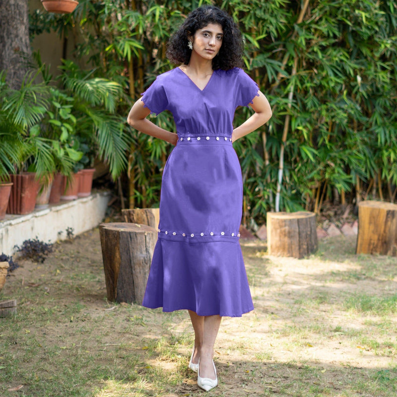 infinity midi dress Infinity Pintuck Bust Midi Dress Fuchsia