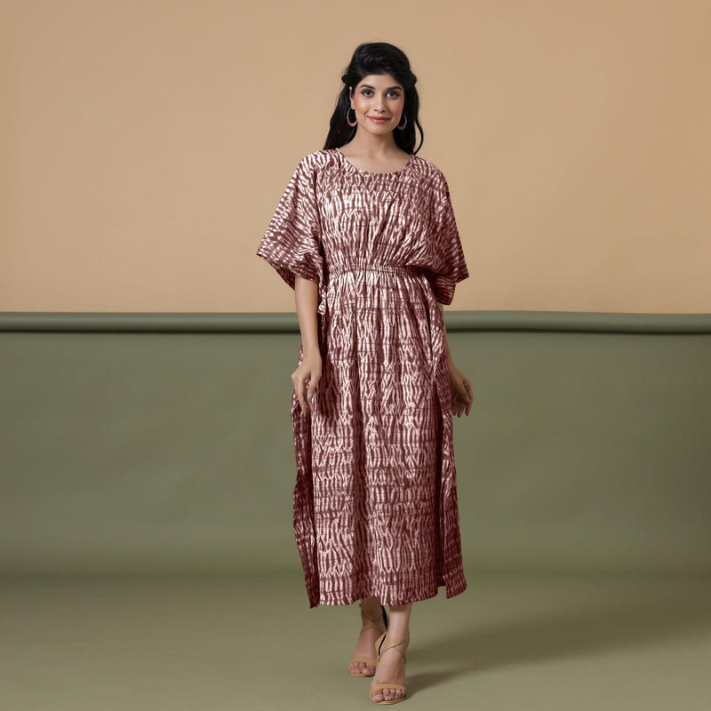 cotton maxi kaftan dress Plus Size Flowy Kaftan Dress | Embroidered Cotton Maxi