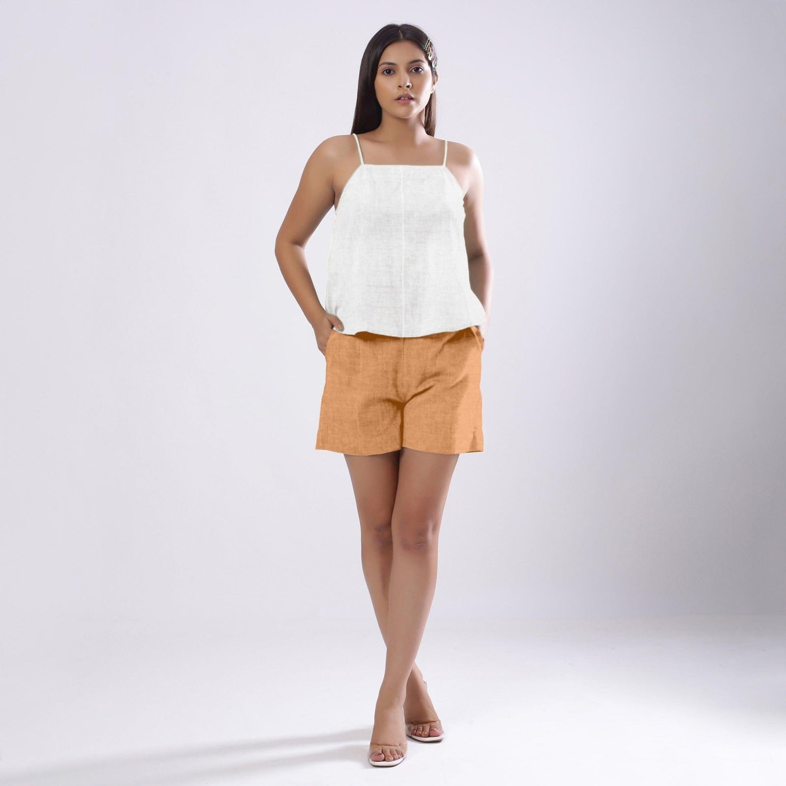 argue cotton linen cami tank-top ホワイト Amazon.com: Generic Women's Cotton Linen Camisole Tank Top
