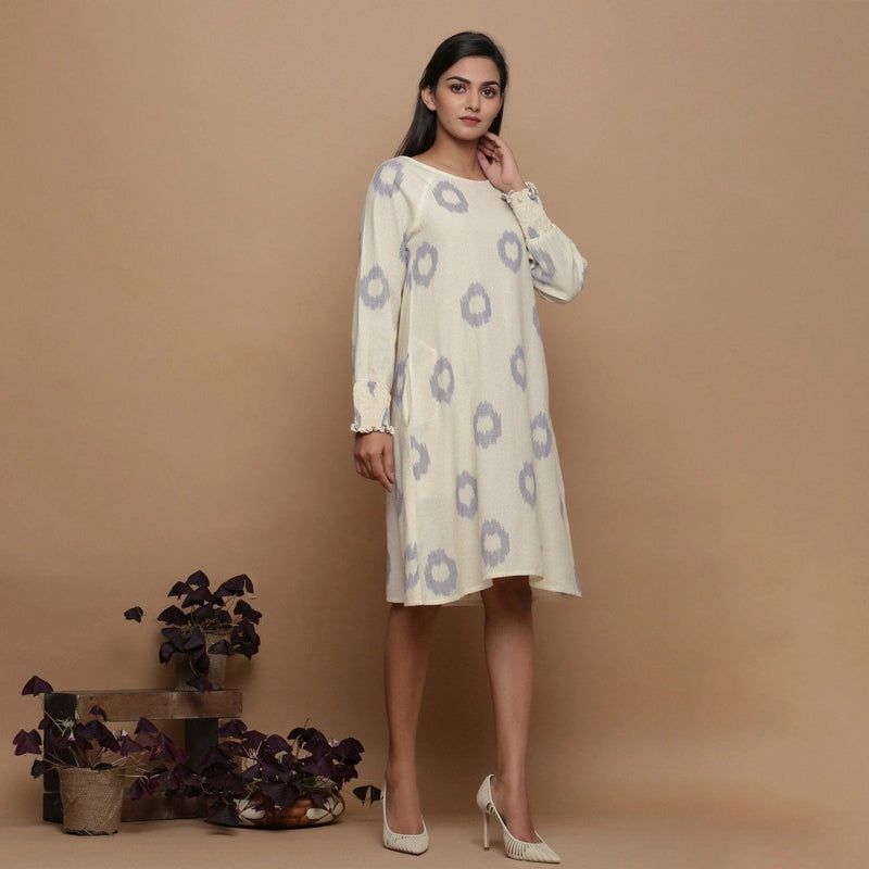 cotton shift dress with sleeves JOAU Fall Cotton Linen Dress for Women Long Sleeve Casual Button Down Shift Dresses Knee Length Shirt Dress with Pockets Beige at Amazon Women's Clothing store
