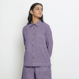 Wisteria 100% Linen Full Sleeve Button-Down Shirt