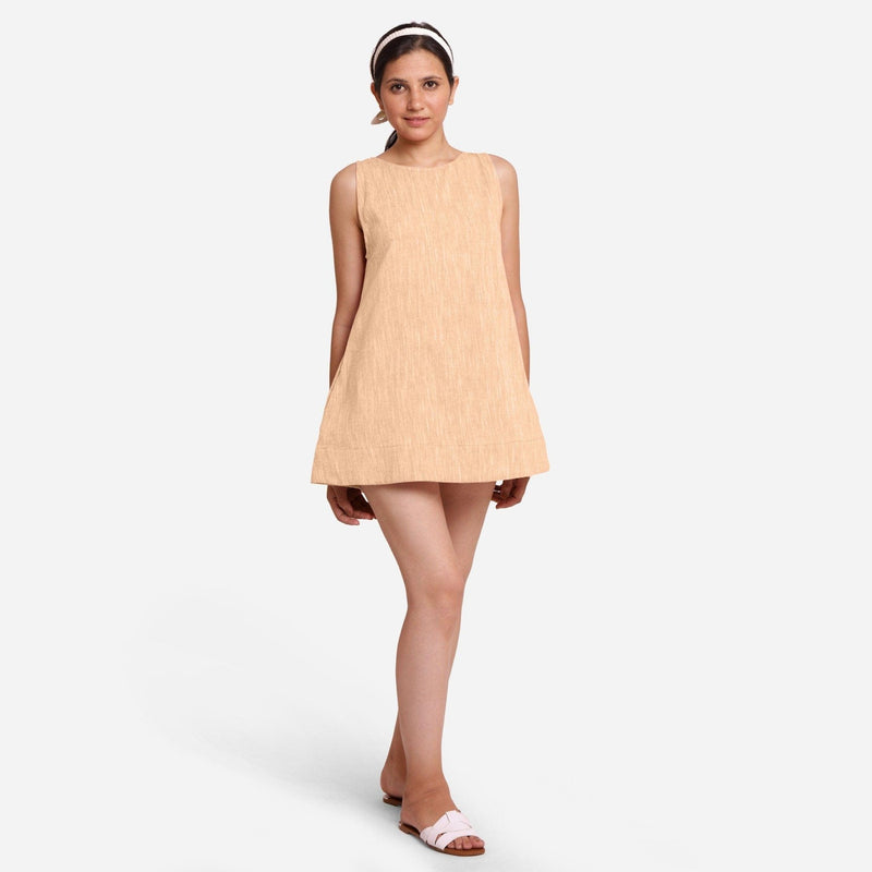 mini tunic dress Sheika Tunic Mini Dress Small / White/Taupe