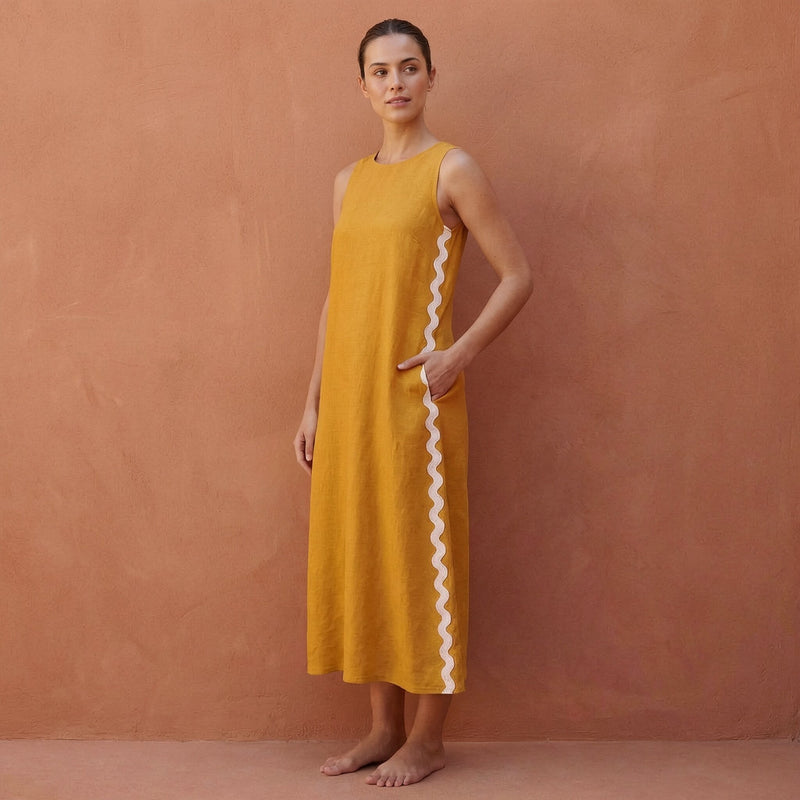 yellow striped maxi dress Banana Republic Women's Sculpted Stripe Maxi Dress Yellow Stripe Size XS