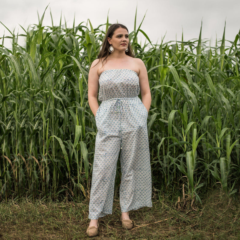 Smocked Tube Top Jumpsuit – Barn Babe Boutique, LLC - Ames, OK
