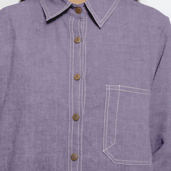 Wisteria Cotton Linen Full Sleeve Button-Down Shirt